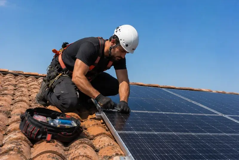 Maintenance et monitoring de panneaux solaires à Bernin