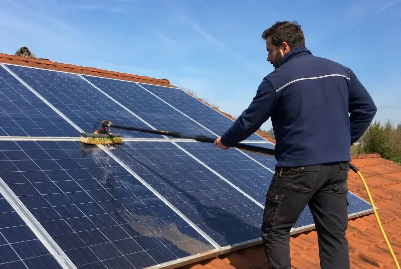 Nettoyage et entretien de panneaux solaires à Bernin